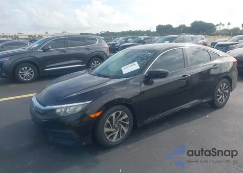 2018 Honda Civic Ex из США, поврежденный, VIN 2HGFC2F74JH591367